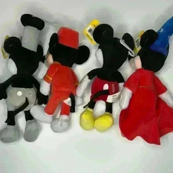 Disney Mickey Mouse 90 Years of Magic Set of 4 10" Plush - Picture 4 of 4